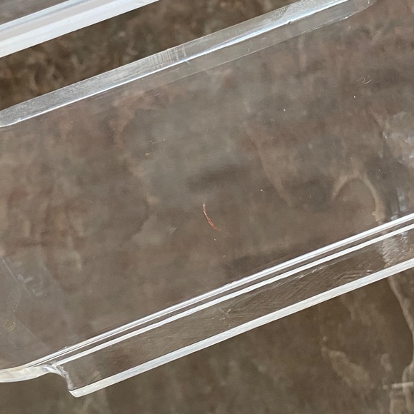 Vintage Lucite Wine Rack Mid Century Clear Acrylic‎ - Picture 7 of 7